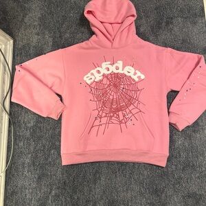 Pink Spiderworldwide Hoodie